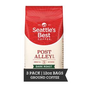 Seattles Best Coffee 691040078205 Post Alley Blend Dark Roast Ground 12 Ounce Bags