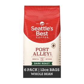 Seattles Best Coffee 696233614161 Post Alley Blend Dark Roast Whole Bean 12 Ounce 6