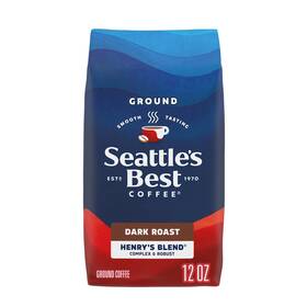 B06xpjc1v5 Seattles Best Coffee Henrys Blend Dark Roast Ground 100% Arabica 12 Oz