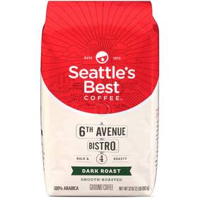 Czk-5614 Seattles Best Coffee 6th Avenue Bistro Level 4 Medium Dark 32 Ounce Pack Of 3