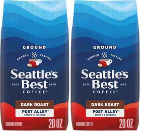 Gndie-483 Seattles Best Coffee Dark Roast Ground Post 20 Ounce Pack Of 2