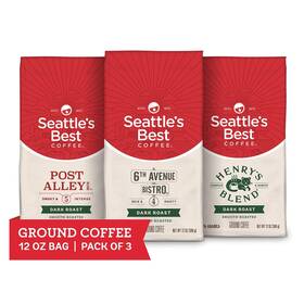 Pp-grce21089 Seattles Best Coffee Dark Roast Ground Variety Pack 12 Ounce Bags
