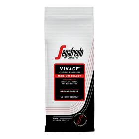 Segafredo 689826693490 Zanetti Ground Coffee Vivace Medium Roast Made With Arabica Beans