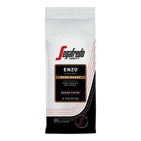 Segafredo 854145006300 Zanetti Ground Coffee Enzo Dark Roast Made With Arabica Beans Rich And Bol