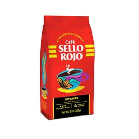 Sello Rojo 017202103729 Intenso Darkest Roast Ground Coffee Bag 10 Oz Pack Of 6