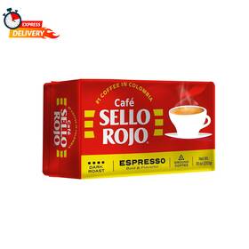Sello Rojo 445042497488 Espresso Brick 10 Oz