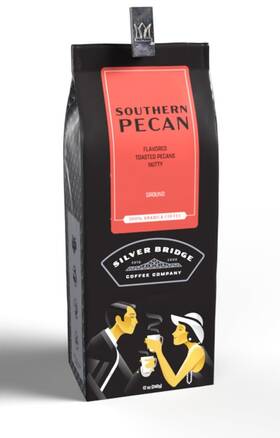 Silver Bridge Coffee 899225002087 Company Flavored Southern Pecan 12oz Ground Toaste