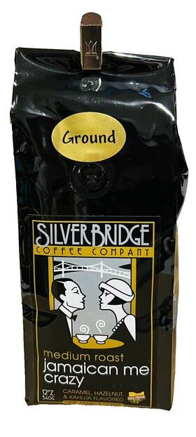 Silver Bridge Coffee Co 899225002094 Company Jamaican Me Crazy Medium Roast Ground 12 Oz