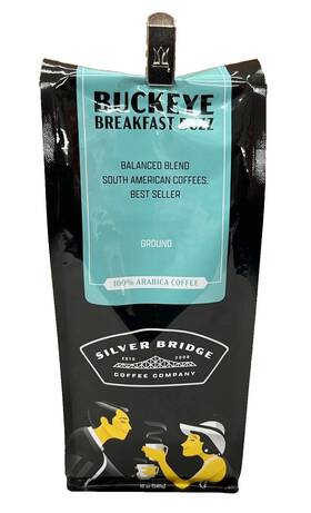 Silver Bridge Coffee Co 899225002261 Company Buckeye Breakfast Buzz Medium Ground 12 Oz
