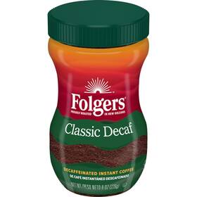 Smucker Retail Foods 445052562534 Folgers Classic Decaf Instant Coffee 8-ounce Jar