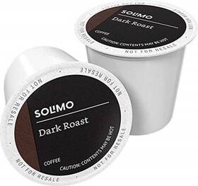 Solimo 195515011402 Amazon Brand - Dark Roast Coffee Pods Compatible With Keurig 2.0 K-cup