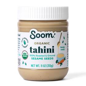 Soom 810084230077 Foods Organic Tahini 11oz 1 Pack Roasted And 11 Ounce Of