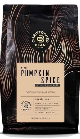 Spark Marketing Inc 313105667635 Decaf Pumpkin Spice Coffee - 12oz Ground Non-gmo Fall Flavor Sugar-free And N
