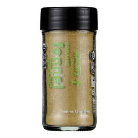 Hg2361954 Spicely Organics Idx - Organic Fennel Ground Case Of 3 1.3 Oz