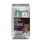 Spppoa035677 Starbucks Decaf Caff Verona Dark Roast Ground Coffee Bag Pack