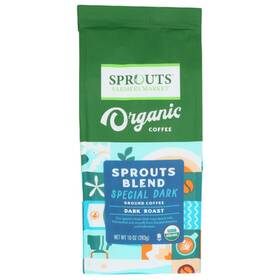 Sprouts 100137917681 2 Pack - Organic Blend Special Dark Ground Coffee 10 Oz