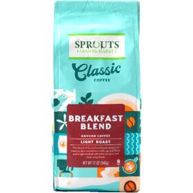 Sprouts 100137917711 2 Pack - Breakfast Blend Light Roast Ground Coffee 12 Oz
