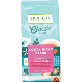 Sprouts 100137917735 2 Pack - Costa Rican Blend Medium Roast Ground Coffee 10 Oz