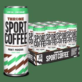Stamford Sport Brands Llc. 445005060056 Throne Coffee Mint Mocha Cold Brew Drink 11 Fl Oz Can 12 Count