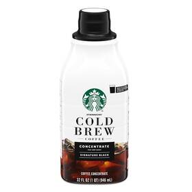 00762111380128 Starbucks Cold Brew Coffee Concentrate Signature Black 100% Arabica Multi-ser