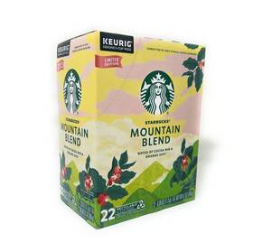 Starbucks 050000616718 Mountain Blend K-cup Coffee Pods - 22 Count 1 Box Cocoa And Orange