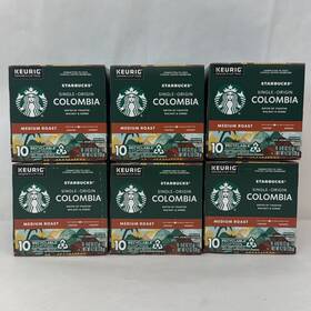 Starbucks 050000666171 Coffee Colombia Medium Roast 60 Kcup Old Stock