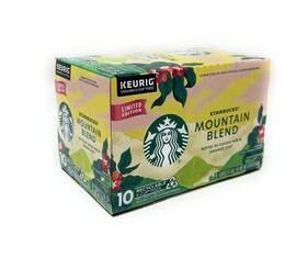 Starbucks 050000705009 Mountain Blend K-cup Coffee Pods - 10 Count 1 Box
