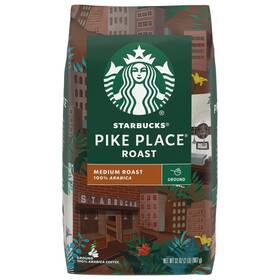 1911105 Starbucks Pike Place Roast Ground Coffee 32 Ounce