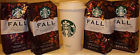 Starbucks 4 New Fall 2015 Blend Ground Coffee 10 Oz Expire Jan 2016 Mug 762111980403