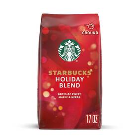 Starbucks 445048733702 Ground Coffee Medium Roast Holiday Blend 100% Arabica Limit