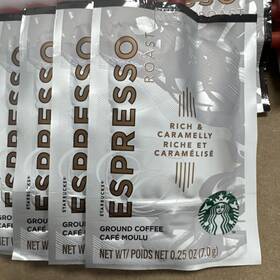4c19189a-8519-4 Starbucks 67 Packets Espresso Roast Former Coffee