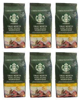 Starbucks 617576100944 6-pack True North Blend 340g/12oz Ground Bags Each 04/2025