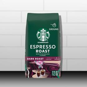 Starbucks 641113657592 Coffee Espresso Roast Ground Bag Exp 2025