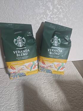 Starbucks 731468977915 Veranda Blend Ground Coffee 2 Large Packages Blonde Roast