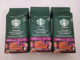 Starbucks 762111300096 New 3 Packs Italian Dark Roast Ground Coffee 12 Oz / 340g