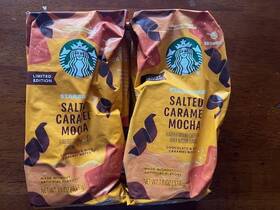 Starbucks 762111483072 2 - Salted Caramel Mocha Ground Coffee Limited Edition 11oz Exp 1/23