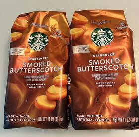 Starbucks 762111571700 2x - Limited Edition Smoked Butterscotch Ground Coffee 11 Oz Bb 1/25