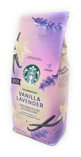 Starbucks 762111691958 Vanilla Lavender Ground Coffee 11oz - 1 Bag