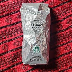 Starbucks 762111979254 Vintage 2017 Holiday Medium Roast Whole Bean Coffee 1 Pound