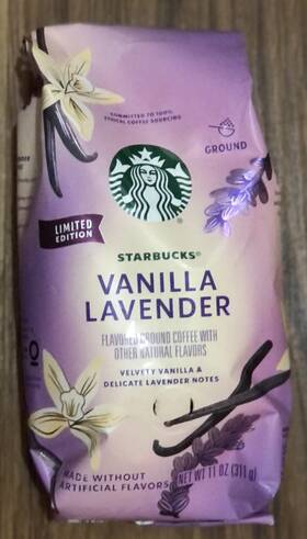 9666971959 Starbucks Vanilla Lavender Hot Or Iced Coffee Flavored Ground 11 Oz