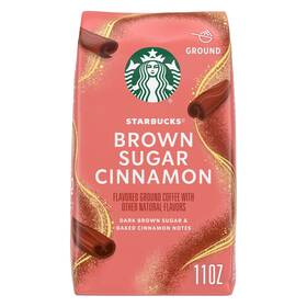 Starbucks At Home 313112389360 Brown Sugar Cinnamon Hot Or Iced Coffee Flavored Ground 11 O