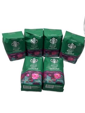 B01eyci1bo Starbucks Decaf Caff Verona Dark Roast Ground Coffee 6 Pack Exp 06/2026