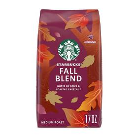 Starbucks Coffee 445011526539 Ground Fall Blend Medium Roast 100% Arabica Limited