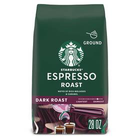 Starbucks Coffee 744759235626 Ground Dark Roast Espresso 100% Arabica 1 Bag