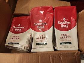 Pp-grce28568 Starbucks Coffee Seattles Best Post Alley Blend Dark Roast Ground 12 Ounce 3pk