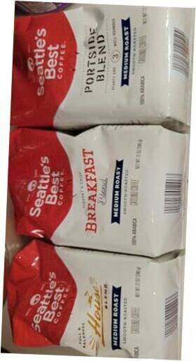 Pp-grce4181 Starbucks Coffee Medium Roast Ground Variety Pack 12 Ounce Bags Of 3