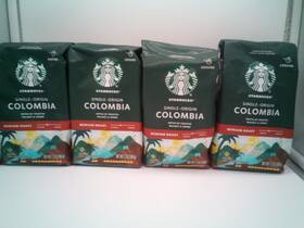 Dcs-441 Starbucks 4 Colombia Ground Medium Roast Coffee 12 Oz Each Exp 11/19/24