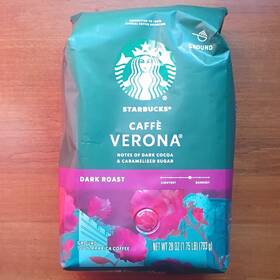 Grp1545452f0057 Starbucks Caff Verona Ground Coffee Dark Roast 28oz Cocoa Flavor