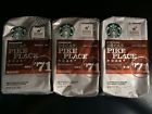 Starbucks Medium Decaf Pike Place Roast Ground Coffee 3 Packages 762111934468