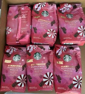 Sb-pm6b Starbucks 6 Pack - Peppermint Mocha Flavored Ground Coffee 11 Oz
